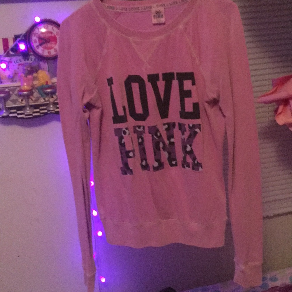 VS pink long sleeve top.